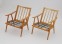Pair of Ton armchairs