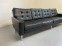 Leather sofa in style of Florence Knoll 
