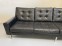 Leather sofa in style of Florence Knoll 