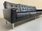 Leather sofa in style of Florence Knoll 