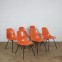 Set of chairs Charles Ray Eames DSX