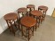 Set of 6 Thonet bar stools